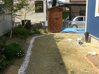 お家の雰囲気に合わせた爽やか外構♪