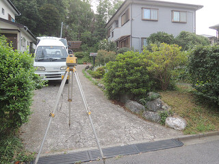 駐車場スロープのカラーリング